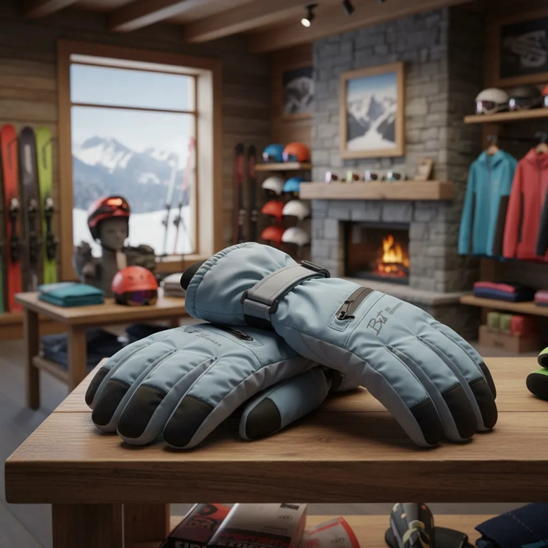 GUANTES PARA NIEVE TALLA L TERMICOS IMPERMEABLES INVIERNO - 3