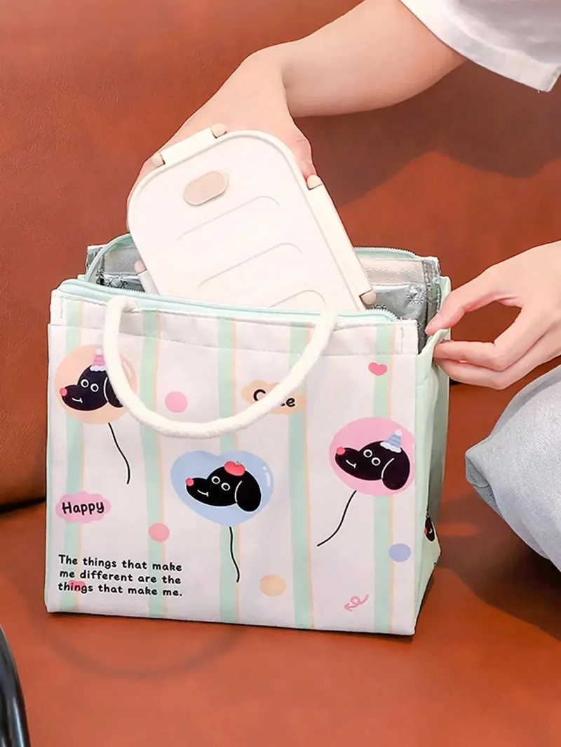 BOLSO LONCHERA TE RMICA COLACION PARA LA ESCUELA U OFICINA - 2