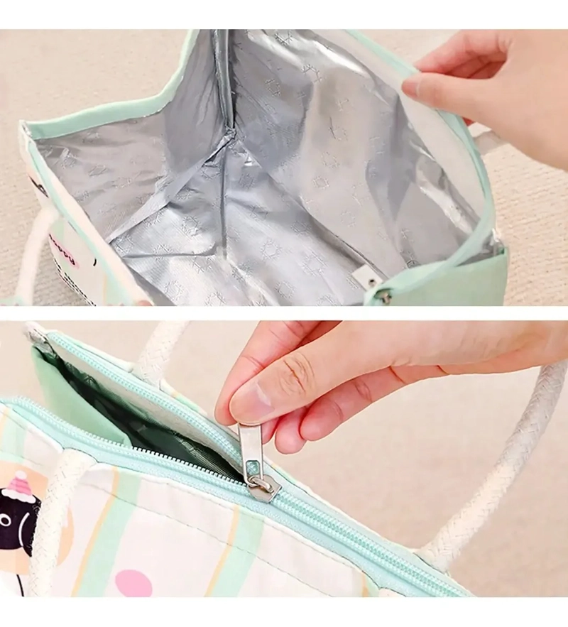 BOLSO LONCHERA TE RMICA COLACION PARA LA ESCUELA U OFICINA - 3