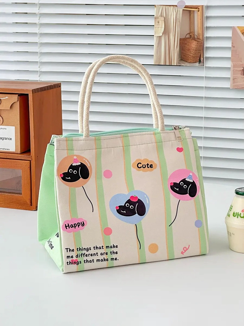 BOLSO LONCHERA TE RMICA COLACION PARA LA ESCUELA U OFICINA - 5