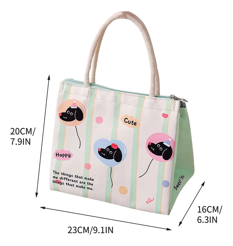 BOLSO LONCHERA TE RMICA COLACION PARA LA ESCUELA U OFICINA - 7