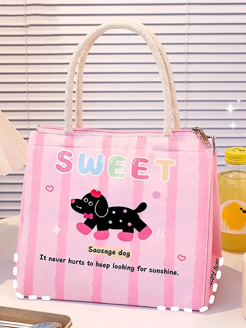 BOLSO LONCHERA TE RMICA COLACION PARA LA ESCUELA U OFICINA - 2