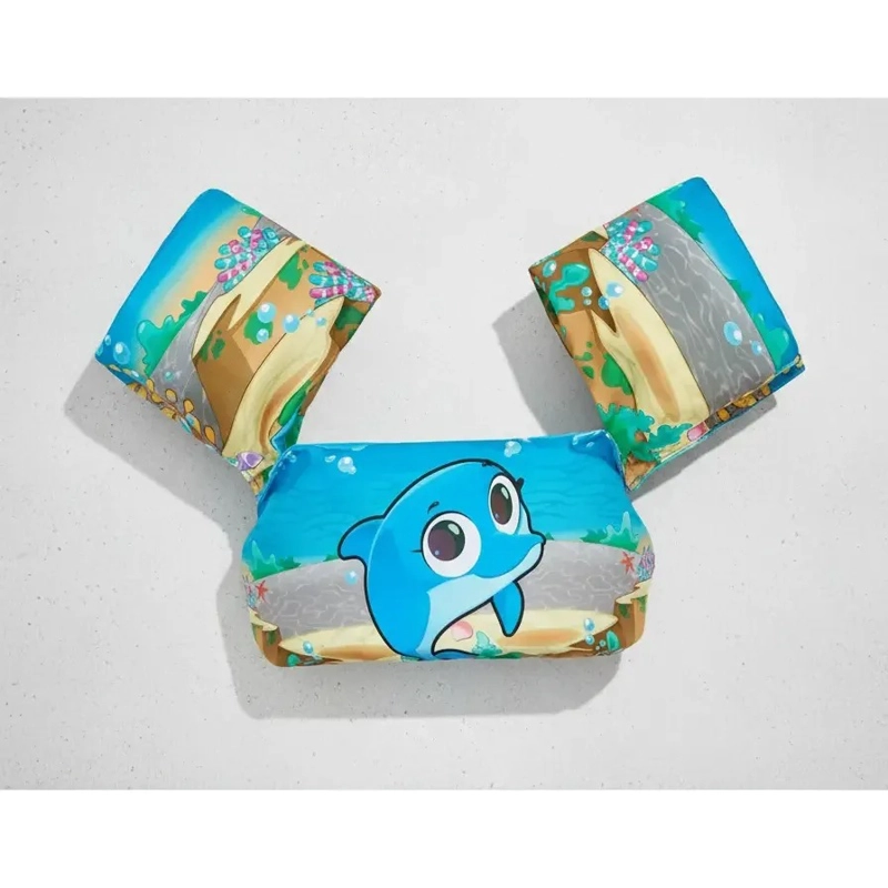 FLOTADOR CON ALITAS PARA NIÑOS DISEÑO DELFIN PARA 2-6 AÑOS - 1