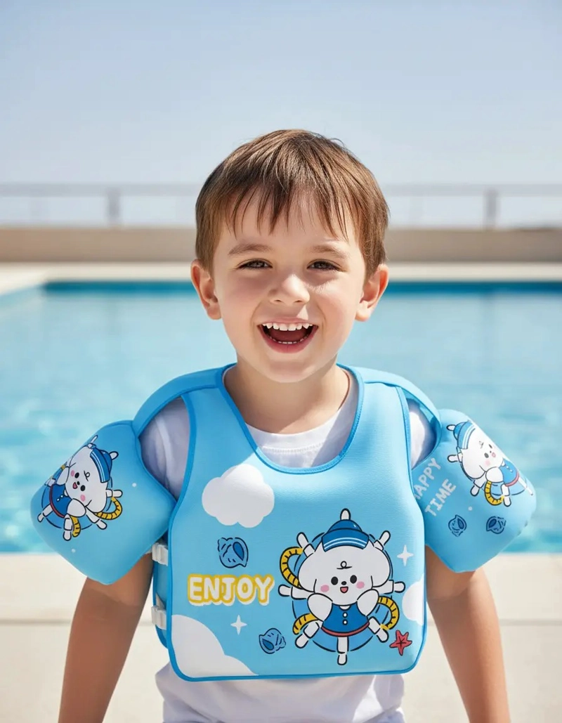 FLOTADOR CON ALITAS PARA NIÑOS O NIÑAS, FLOTADOR PISCINA Y PLAYA - 2