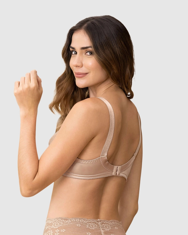 BRASIER MUJER LEONISA 1176 BÁSICO BEIGE - 3