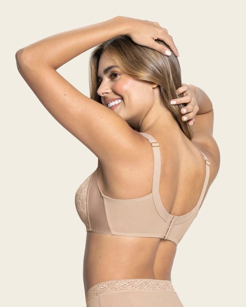 BRASIER MUJER LEONISA 71223 BÁSICO CAFÉ - 2