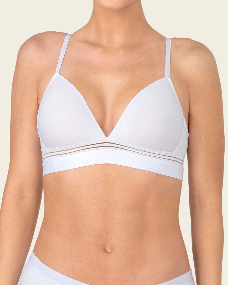 BRASIER MUJER LEONISA 11977 BÁSICO BLANCO - 4