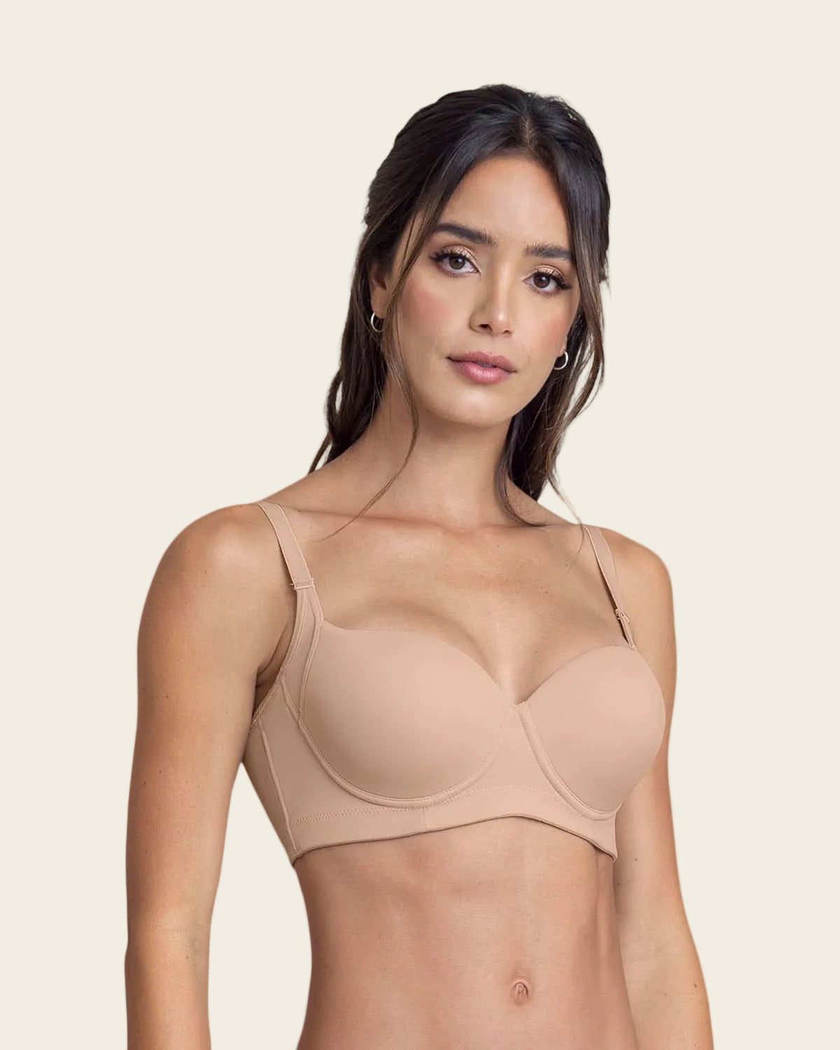 BRASIER MUJER LEONISA 71339 BÁSICO CAFÉ - 1