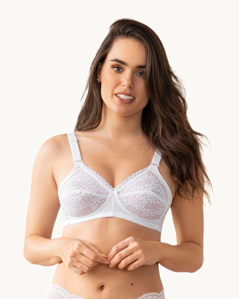BRASIER MUJER LEONISA 1176 BÁSICO BLANCO - 1