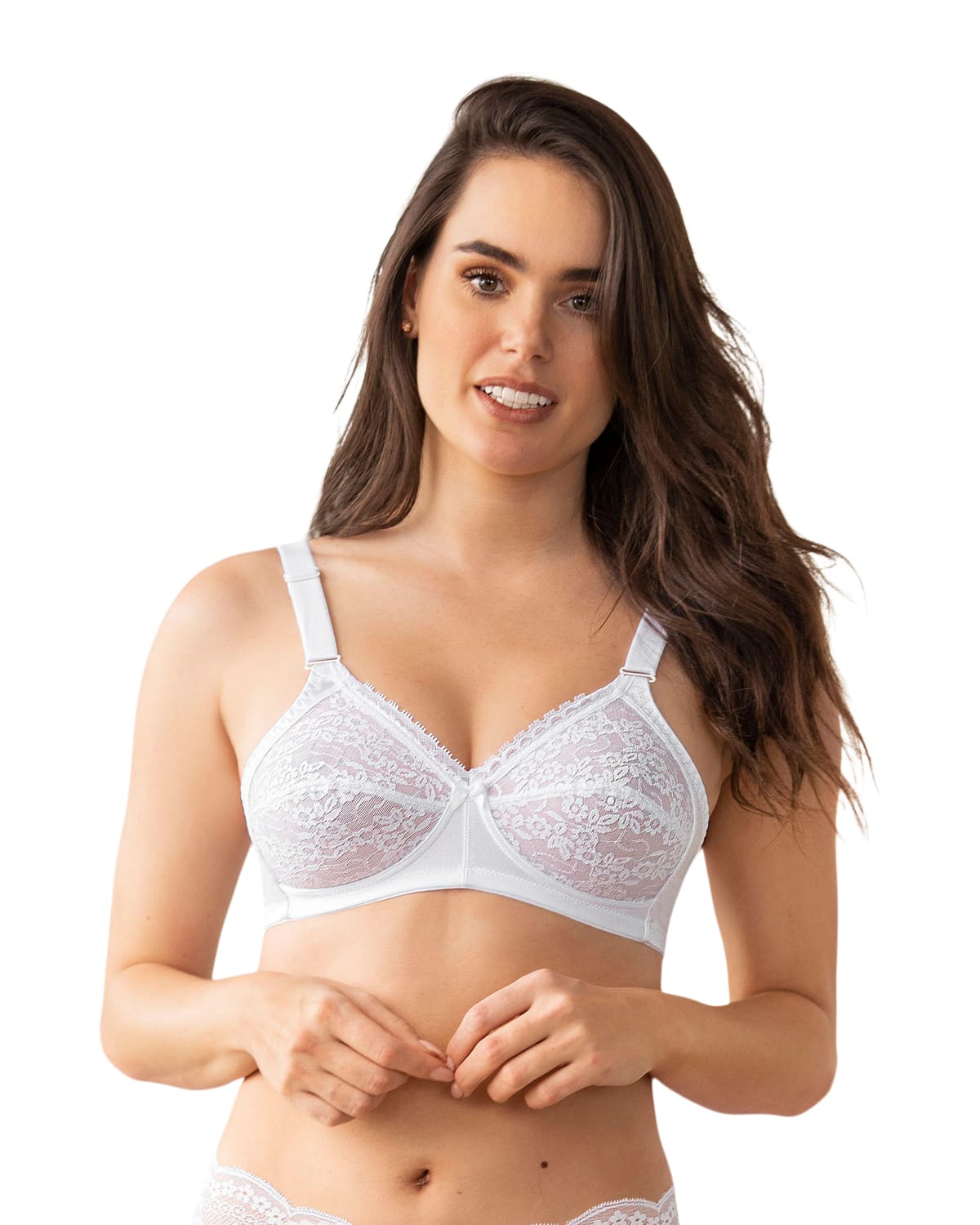 BRASIER MUJER LEONISA 1176 BÁSICO BLANCO - 1