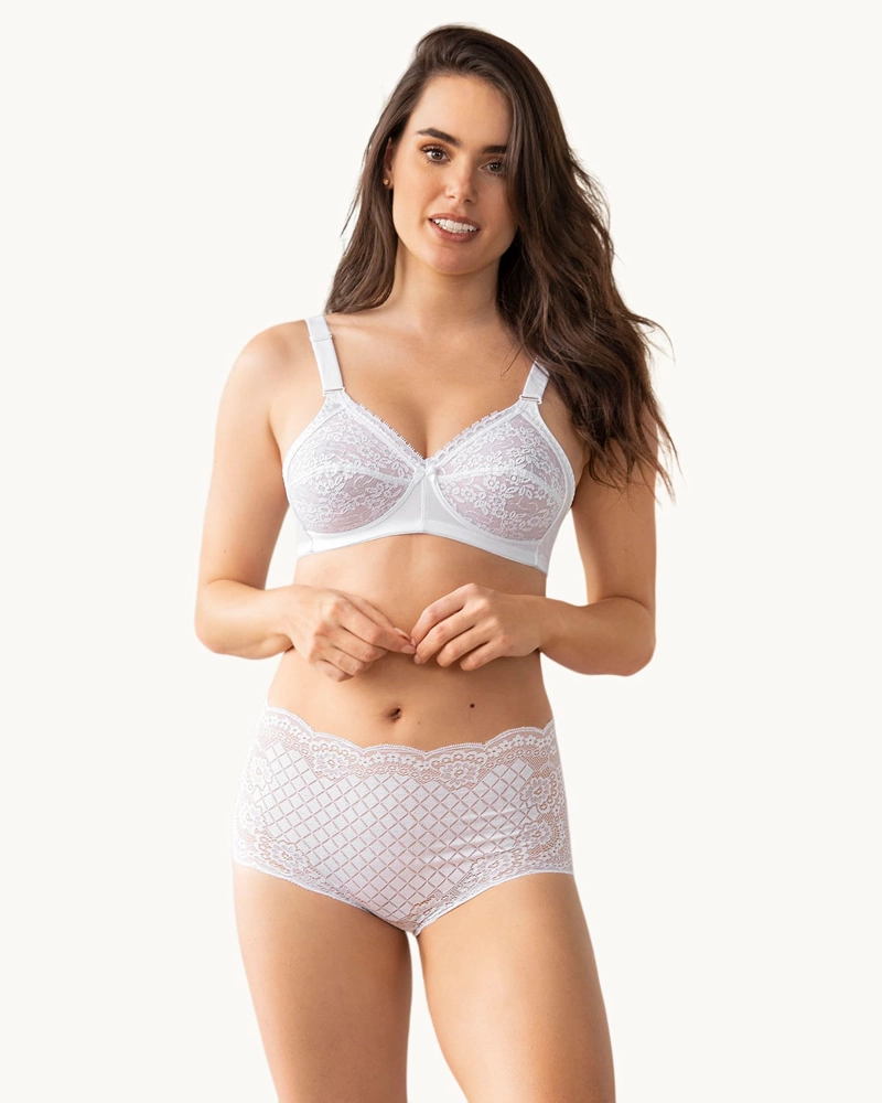 BRASIER MUJER LEONISA 1176 BÁSICO BLANCO - 4