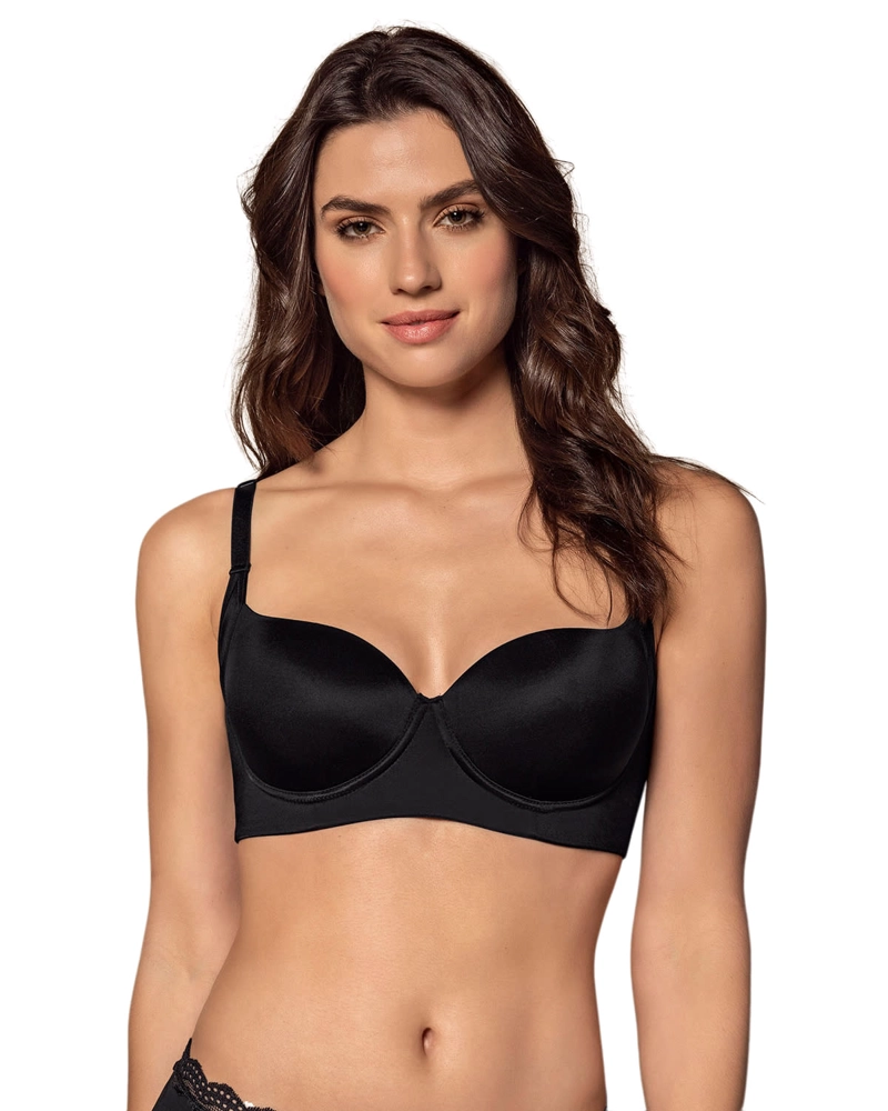 BRASIER MUJER LEONISA 71339 BÁSICO NEGRO - 1