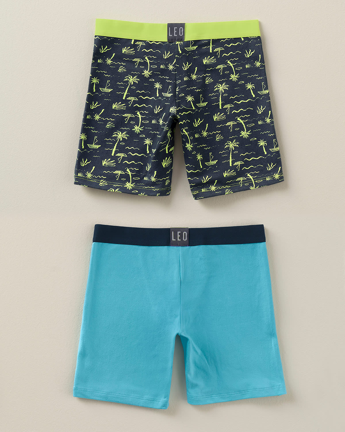 BÓXER NIÑO LEONISA VERDE Y AZUL 33294X2 INFANTIL SURTIDO - 3