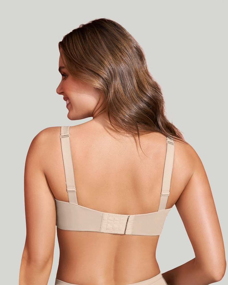BRASIER MUJER LEONISA 11974 REALCE MEDIO CAFÉ - 7