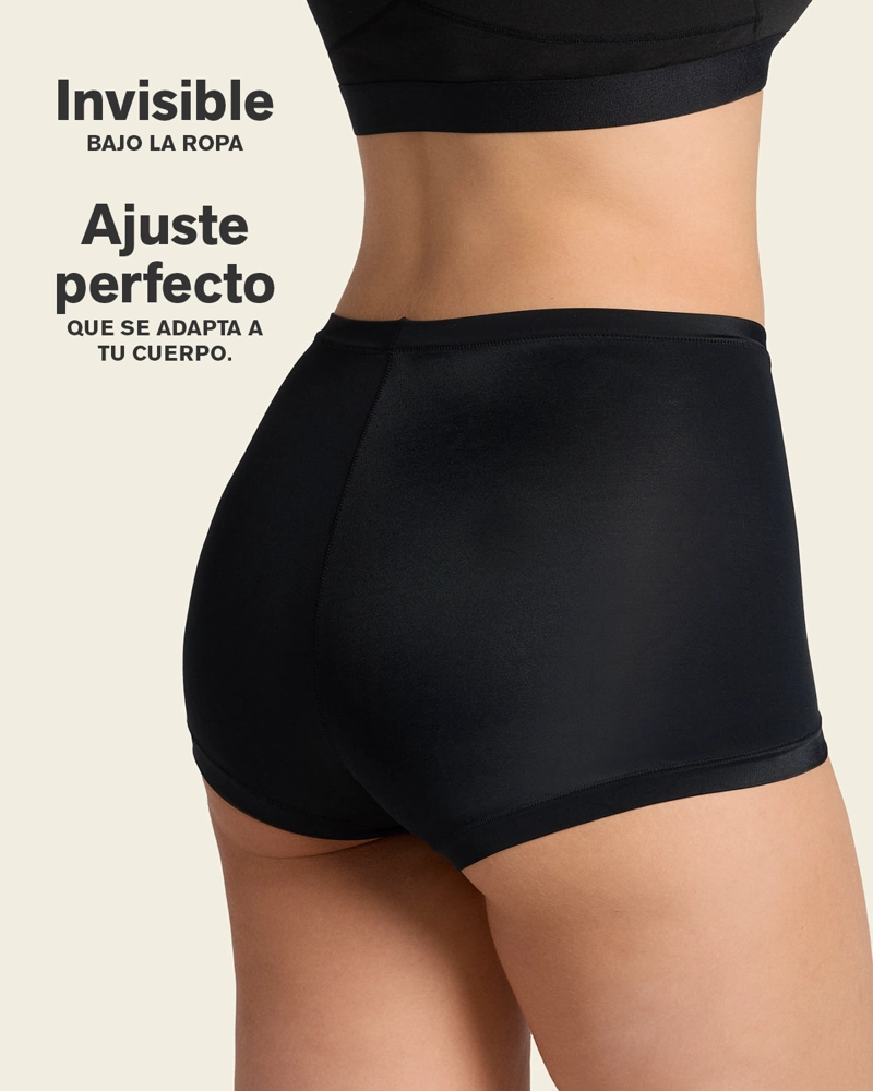 PANTIES MUJER LEONISA 12640 BOXER NEGRO - 8