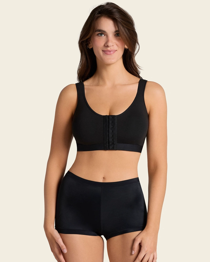 PANTIES MUJER LEONISA 12640 BOXER NEGRO - 9