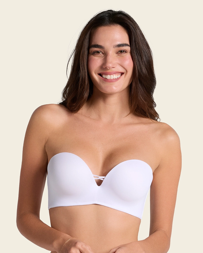 BRASIER MUJER LEONISA 11968 TRIPLE REALCE BLANCO - 1
