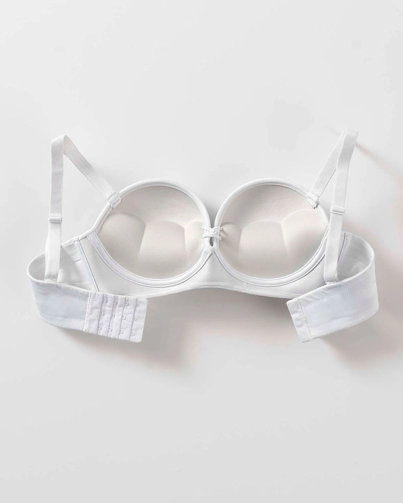 BRASIER MUJER LEONISA 11968 TRIPLE REALCE BLANCO - 4