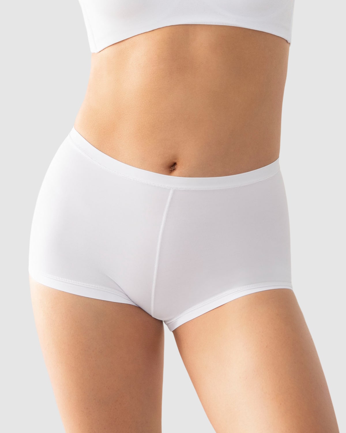 PANTIES MUJER LEONISA 12640 BOXER BLANCO - 2