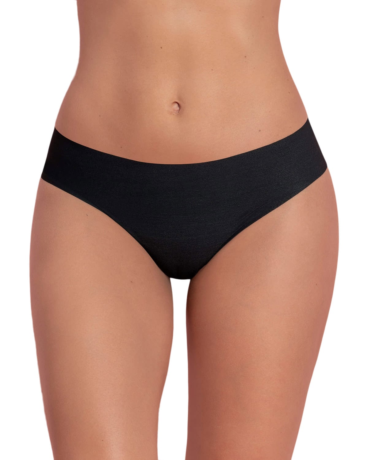 PANTIES MUJER LEONISA 12720 BRASILERO NEGRO - 1
