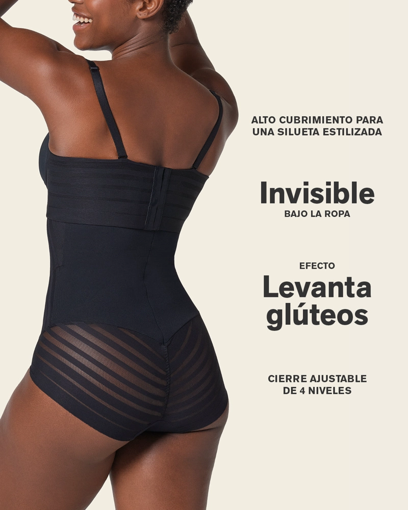 FAJAS MUJER LEONISA 12906 PANTY CONTROL FUERTE NEGRO - 7