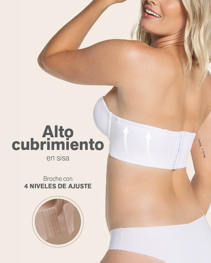 BRASIER MUJER LEONISA 11911 CONTROL BLANCO - 7