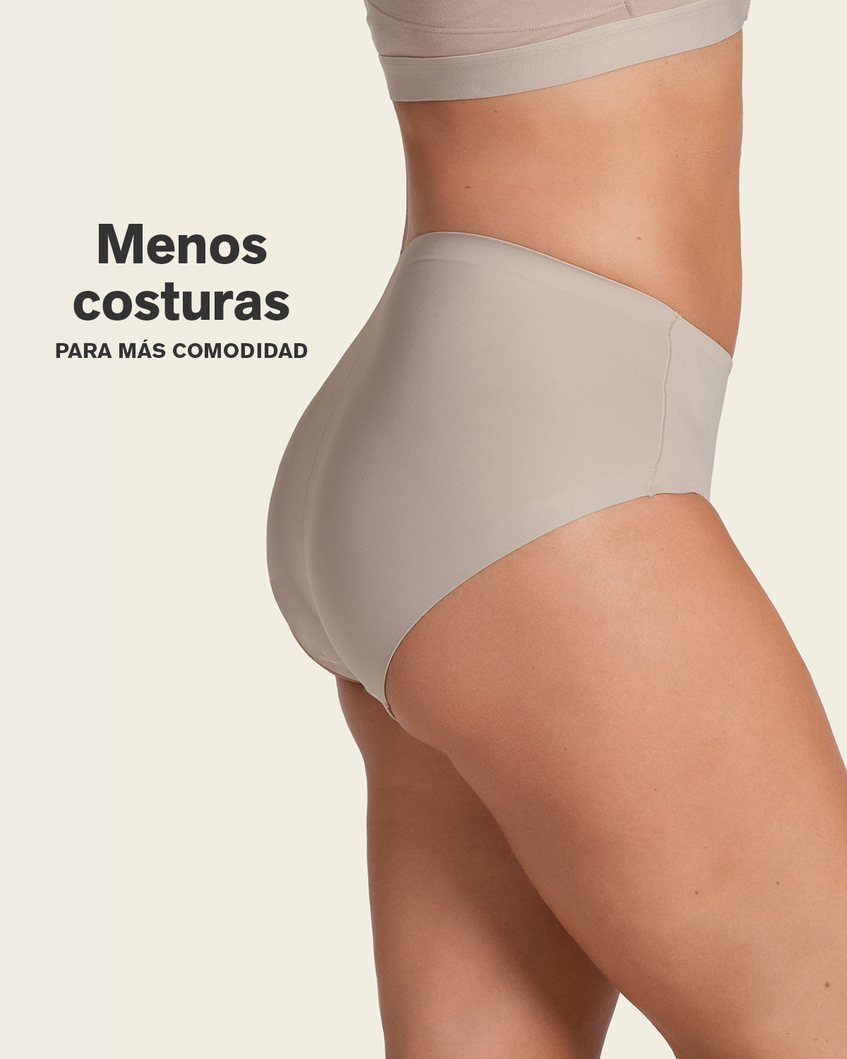 FAJAS MUJER LEONISA 12715 PANTY CONTROL SUAVE CAFÉ - 4