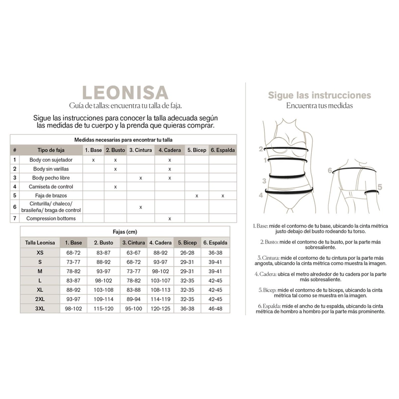 FAJAS MUJER LEONISA 15824 CAMISETA BLANCO - 6