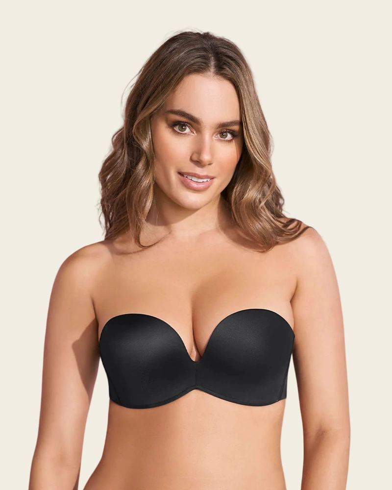 BRASIER MUJER LEONISA 11841 REALCE ALTO NEGRO - 1