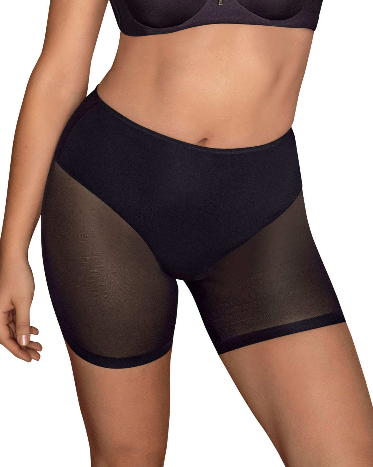 FAJAS MUJER LEONISA 12769 PANTY CONTROL SUAVE NEGRO - 1