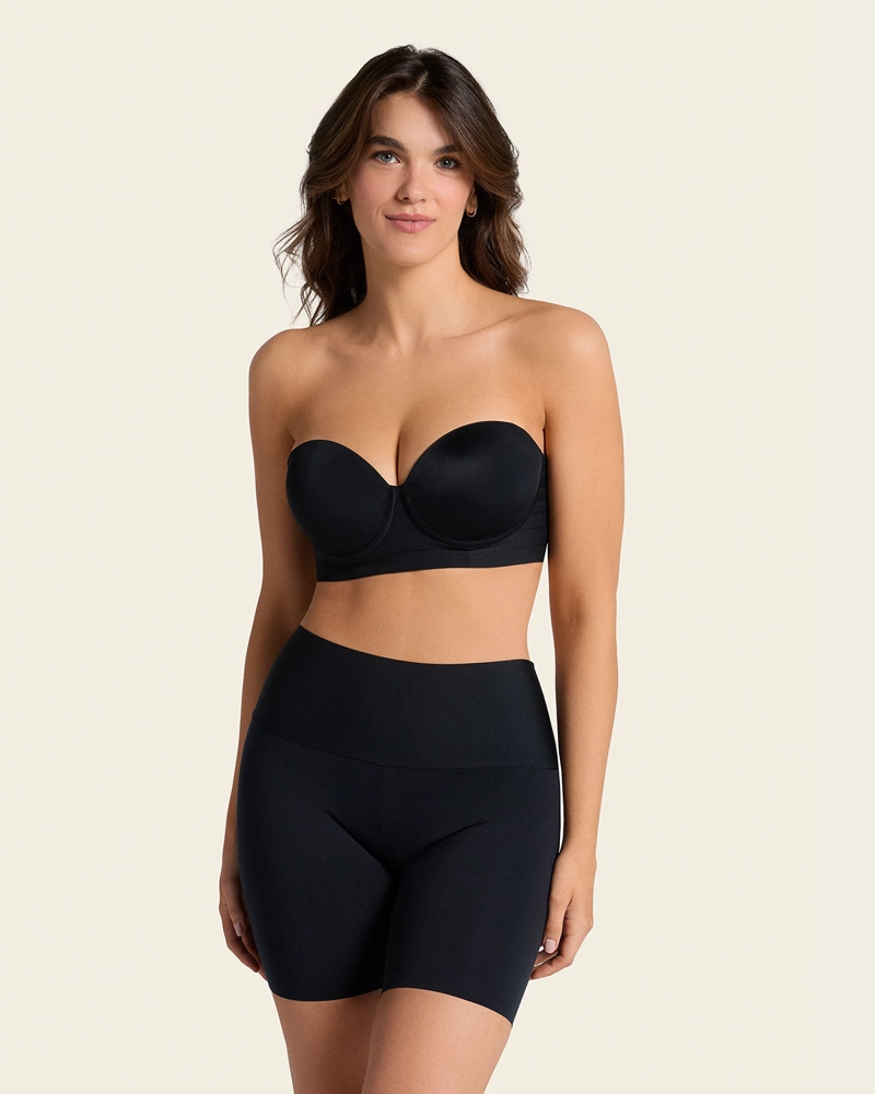 PANTIES MUJER LEONISA 12970 BOXER NEGRO - 2