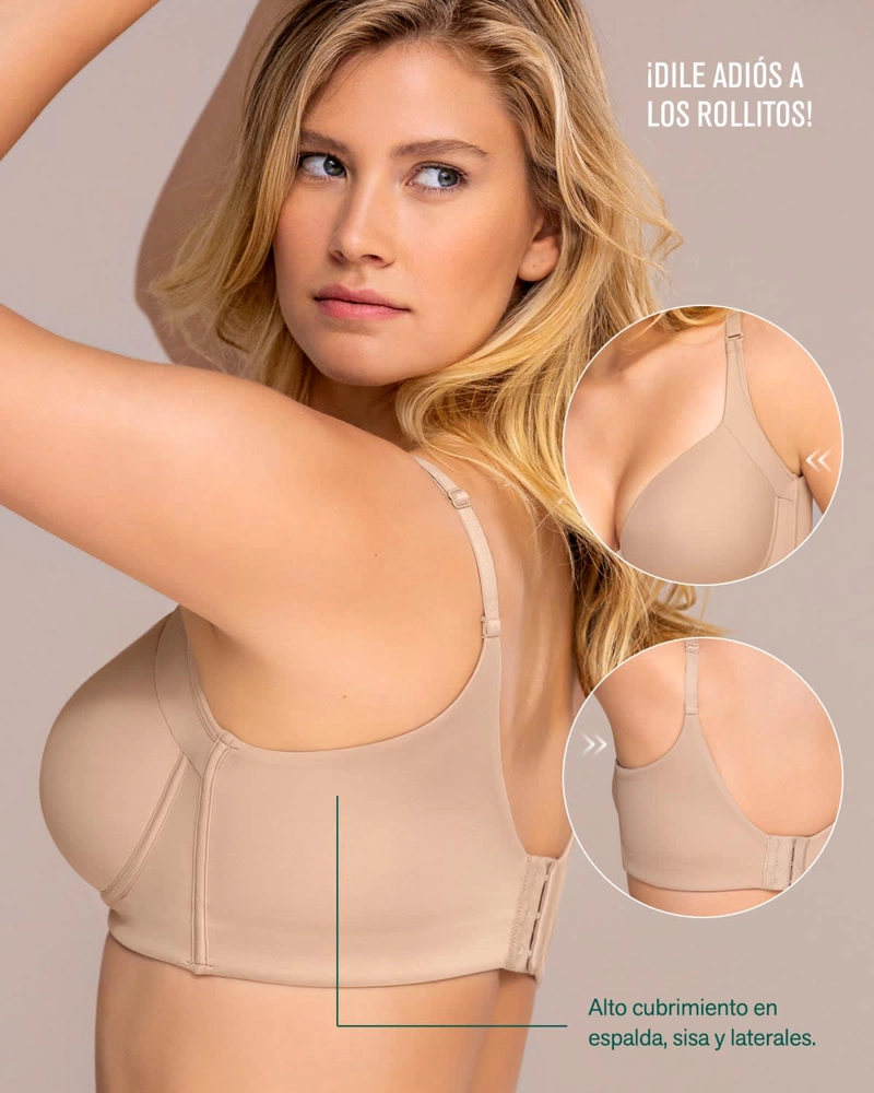 BRASIER MUJER LEONISA 11970 CONTROL BEIGE - 7
