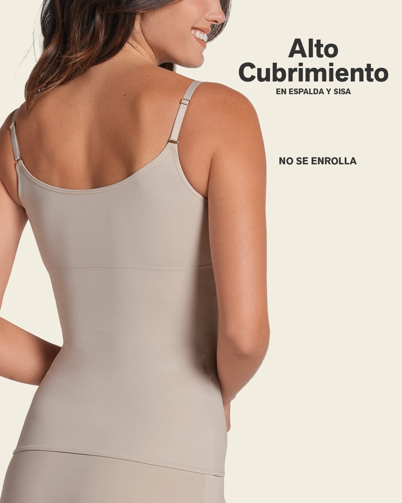 FAJAS MUJER LEONISA 15824 CAMISETA CAFÉ - 6