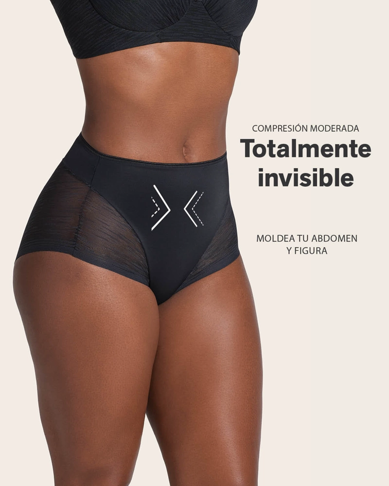 CALZON FAJA INVISIBLE CON DETALLE DE ENCAJE EN LADOS Y GLUTEOS 012984 - 3