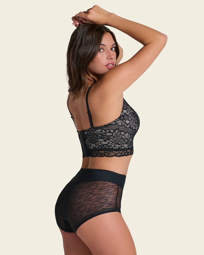 CALZON FAJA INVISIBLE CON DETALLE DE ENCAJE EN LADOS Y GLUTEOS 012984 - 5