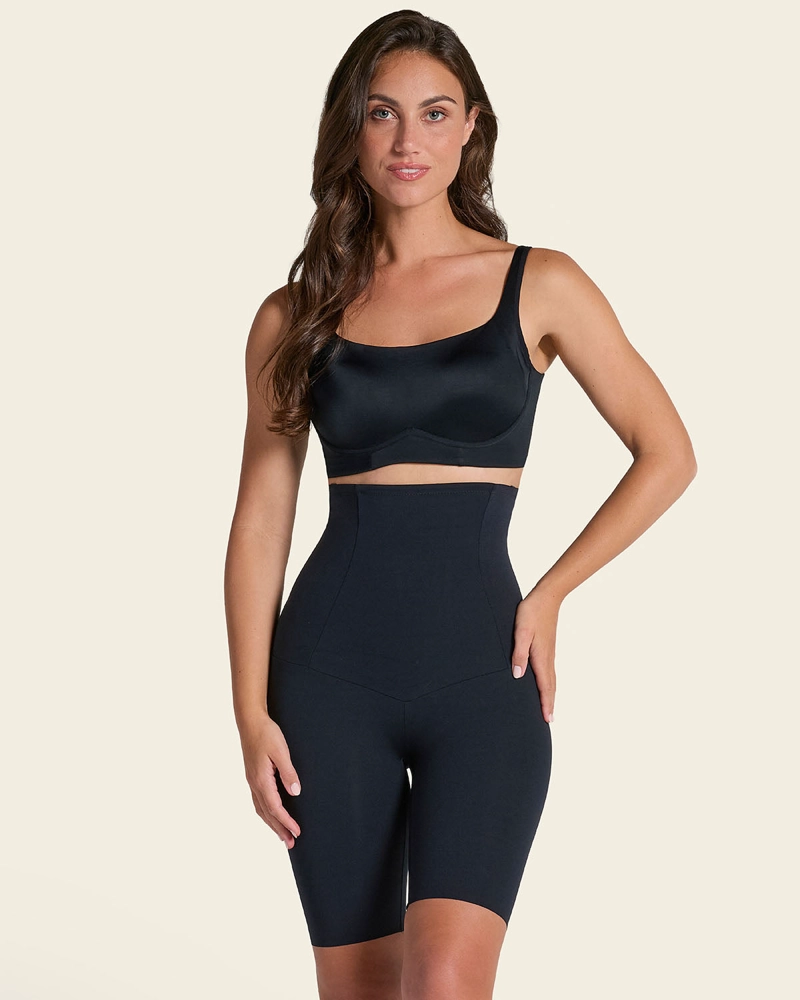 FAJAS MUJER LEONISA 12940 CALZÓN CONTROL FUERTE NEGRO - 1