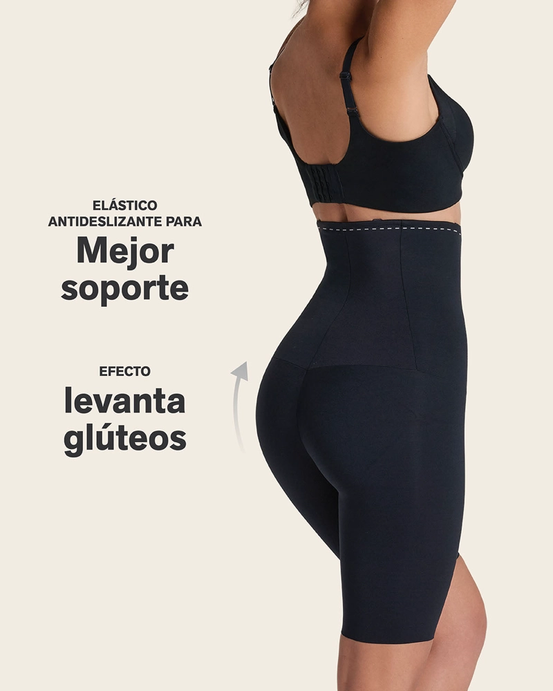 FAJAS MUJER LEONISA 12940 CALZÓN CONTROL FUERTE NEGRO - 2