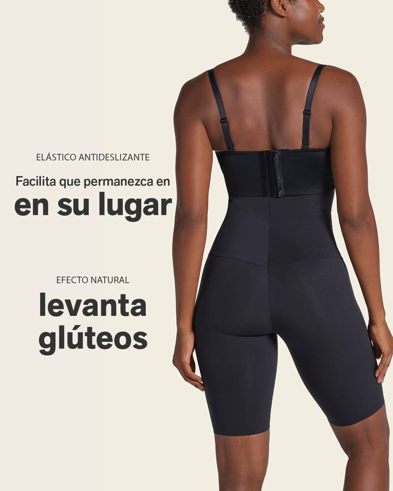 FAJAS MUJER LEONISA 12940 CALZÓN CONTROL FUERTE NEGRO - 7