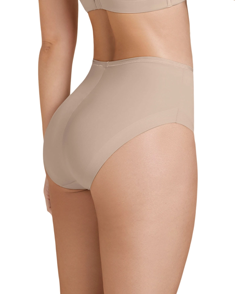 PANTIES MUJER LEONISA 12499 PANTY CONTROL SUAVE CAFÉ - 1