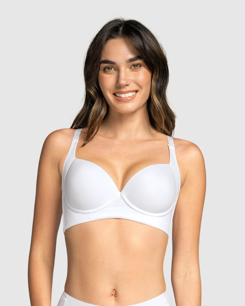 BRASIER MUJER LEONISA 11970 CONTROL BLANCO - 2