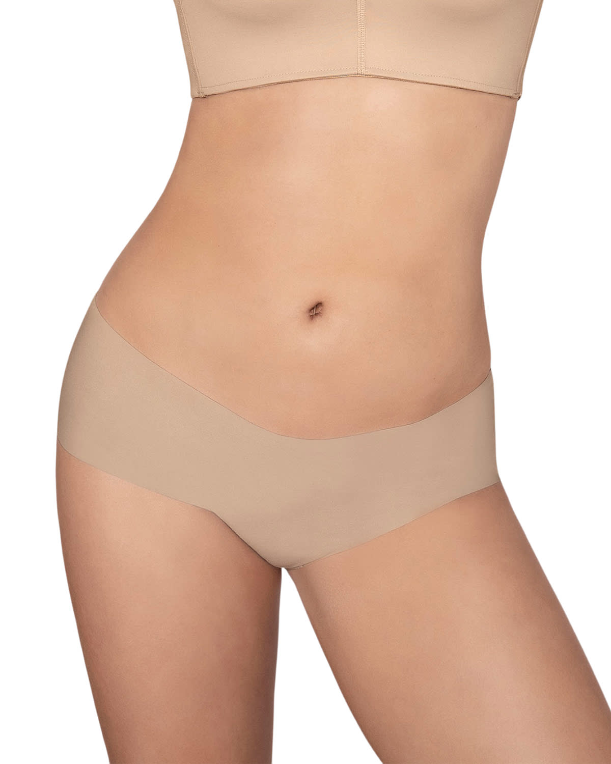 PANTIES MUJER LEONISA 12722 HIPSTERS Y CACHETEROS CAFÉ - 1