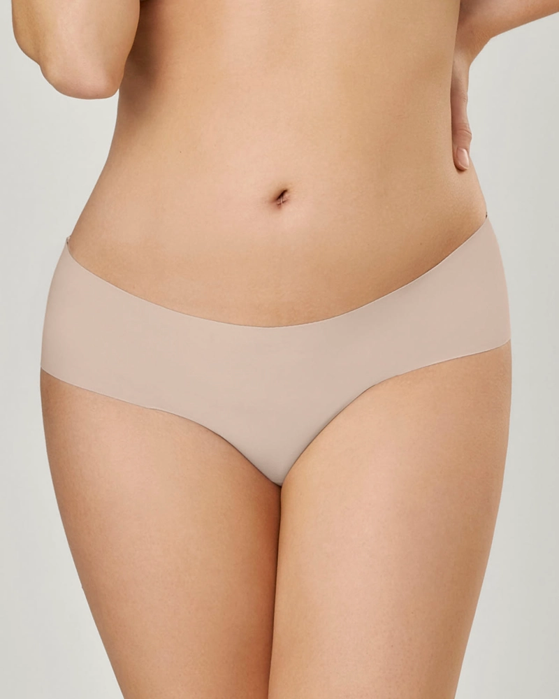 PANTIES MUJER LEONISA 12722 HIPSTERS Y CACHETEROS CAFÉ - 2