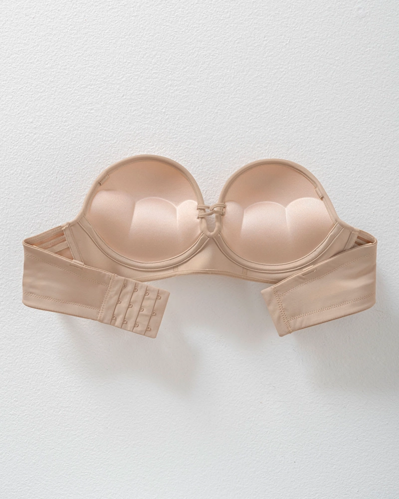 BRASIER MUJER LEONISA 11968 TRIPLE REALCE CAFÉ - 4