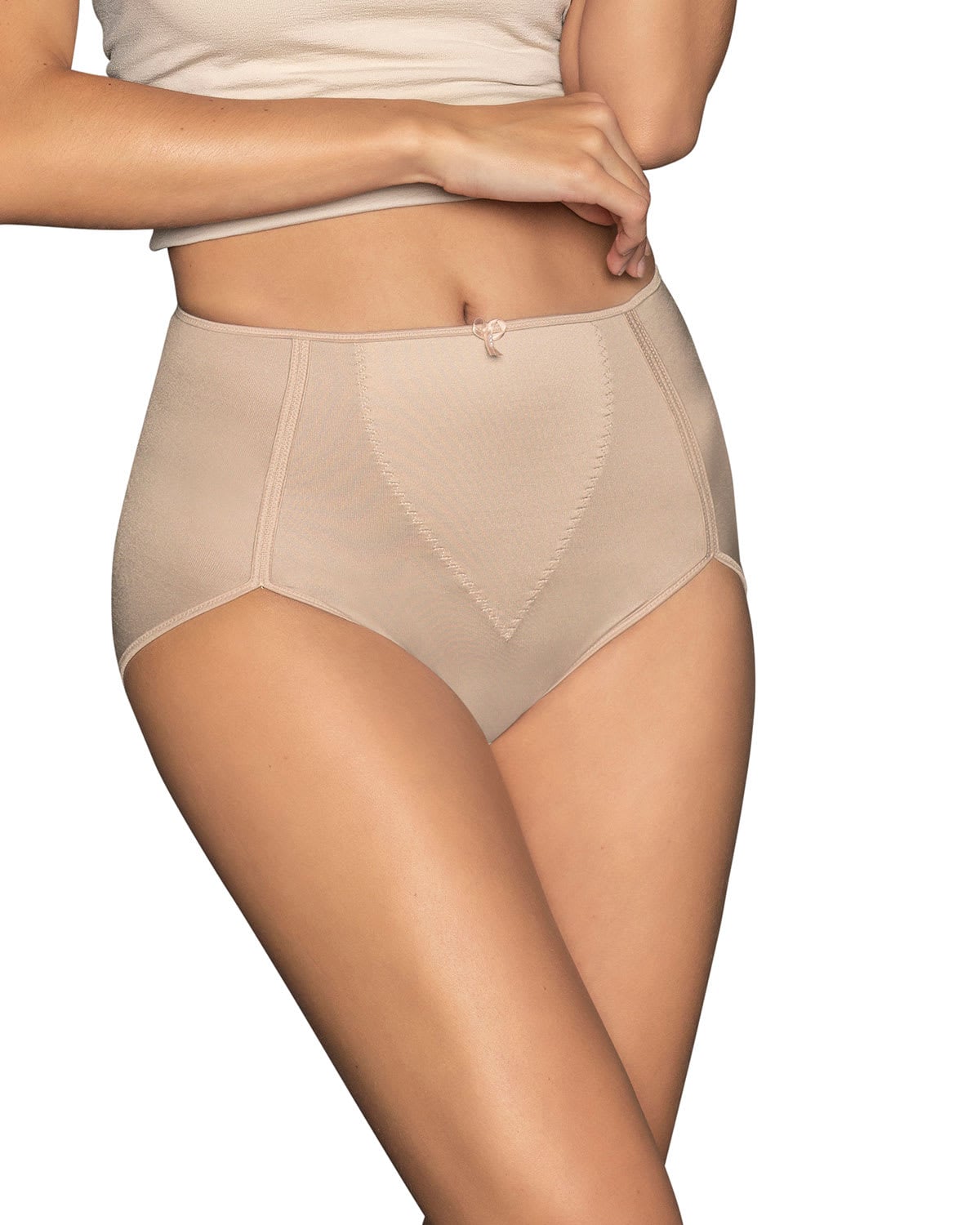 FAJAS MUJER LEONISA 243 PANTY CONTROL SUAVE CAFÉ - 1