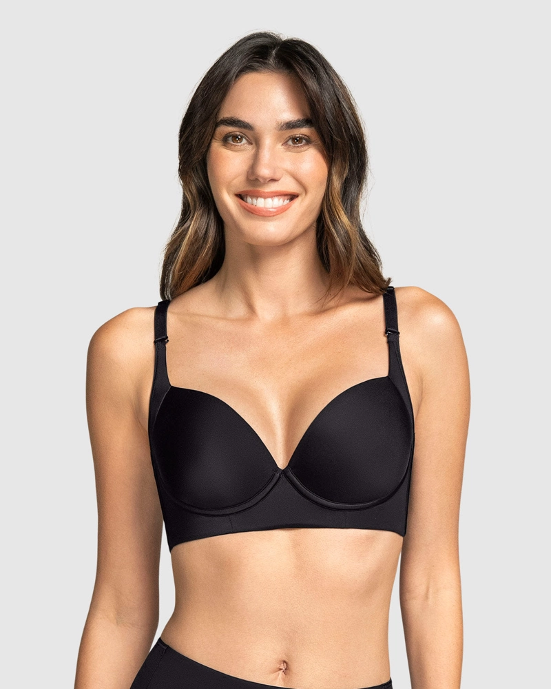 BRASIER MUJER LEONISA 11970 CONTROL NEGRO - 2