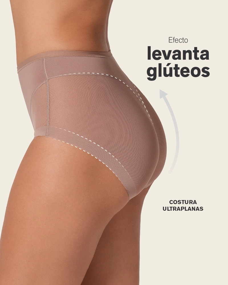 LEONISA CALZON CLASICO INVISIBLE CON TUL 012657 - 3
