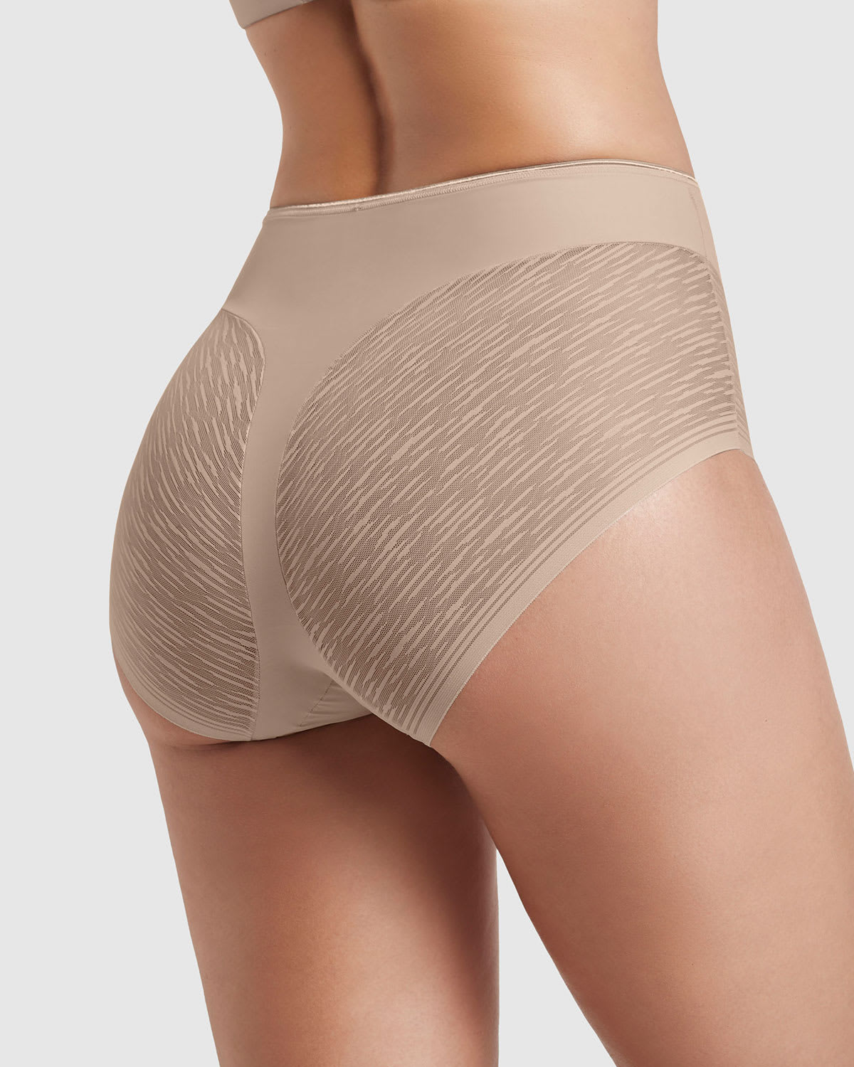 PANTIES MUJER LEONISA 12984 CALZÓN CONTROL MODERADO CAFÉ - 2