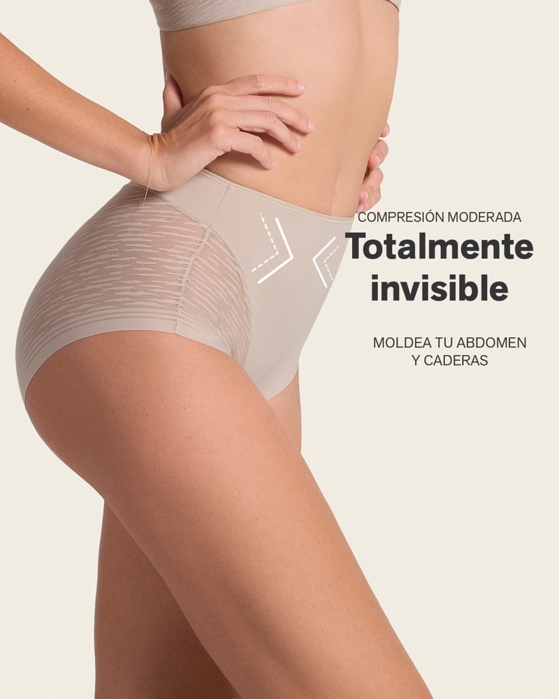 CALZON FAJA INVISIBLE CON DETALLE DE ENCAJE EN LADOS Y GLUTEOS 012984 - 3