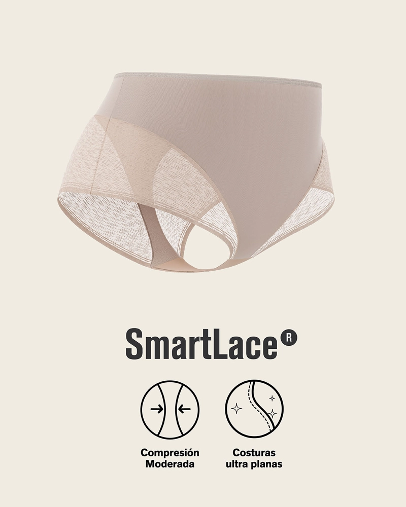CALZON FAJA INVISIBLE CON DETALLE DE ENCAJE EN LADOS Y GLUTEOS 012984 - 6