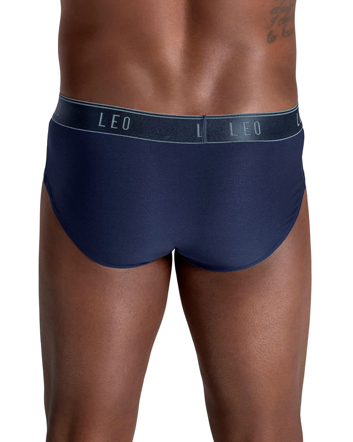 BÓXER HOMBRE LEONISA 33278 BRIEF DE ALTA TRANSPIRACIÓN EN MICROFIBRA USO DIARIO AZUL OSCURO - 8